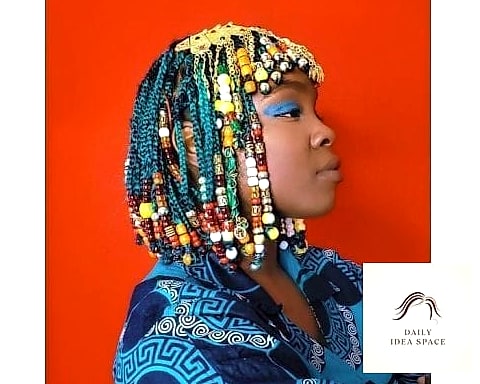 Jumbo Braids with Layered Bead Placement