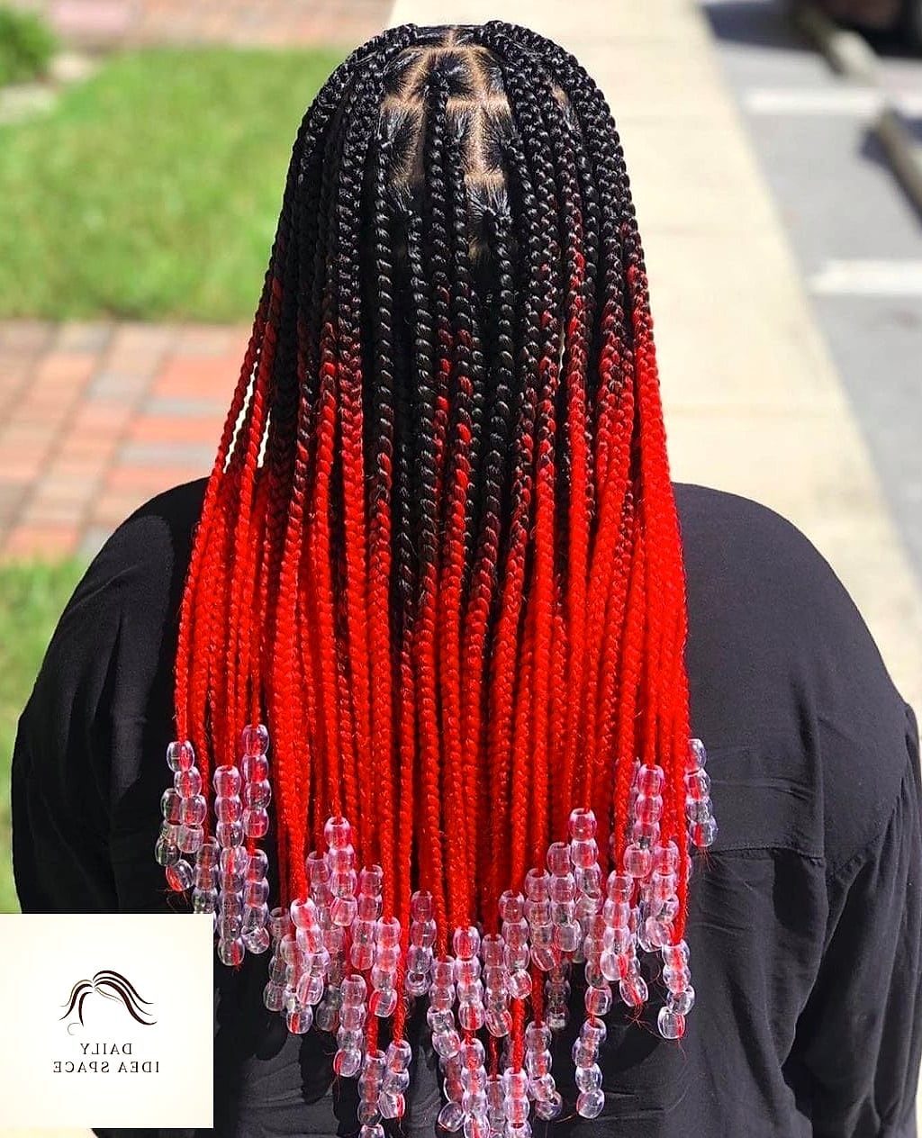 Jumbo Braids with Beads