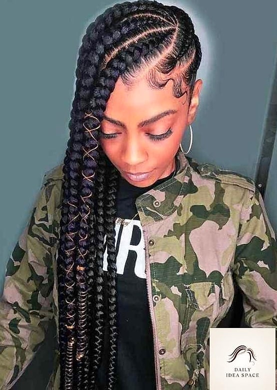 20 Lemonade Braids Hairstyles Ideas That Will Make You Book Your Appointment Immediately 8 Jumbo Lemonade Braids