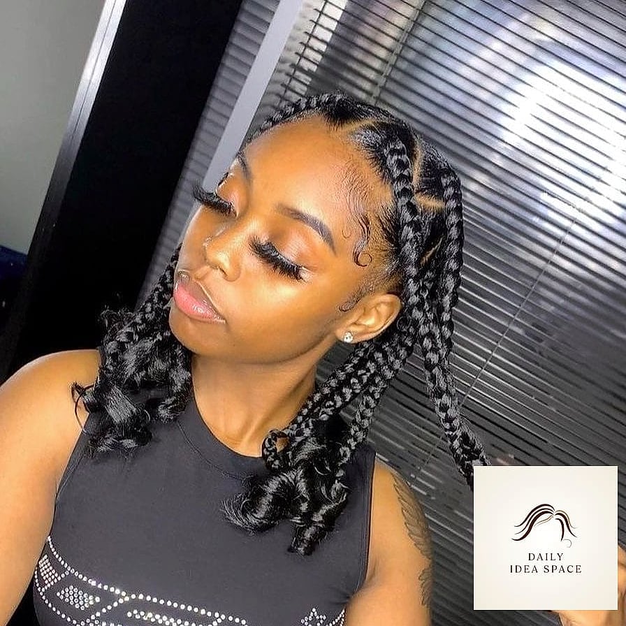 27 Short Braids Ideas Every Woman Needs to See 15 Jumbo Short Braids