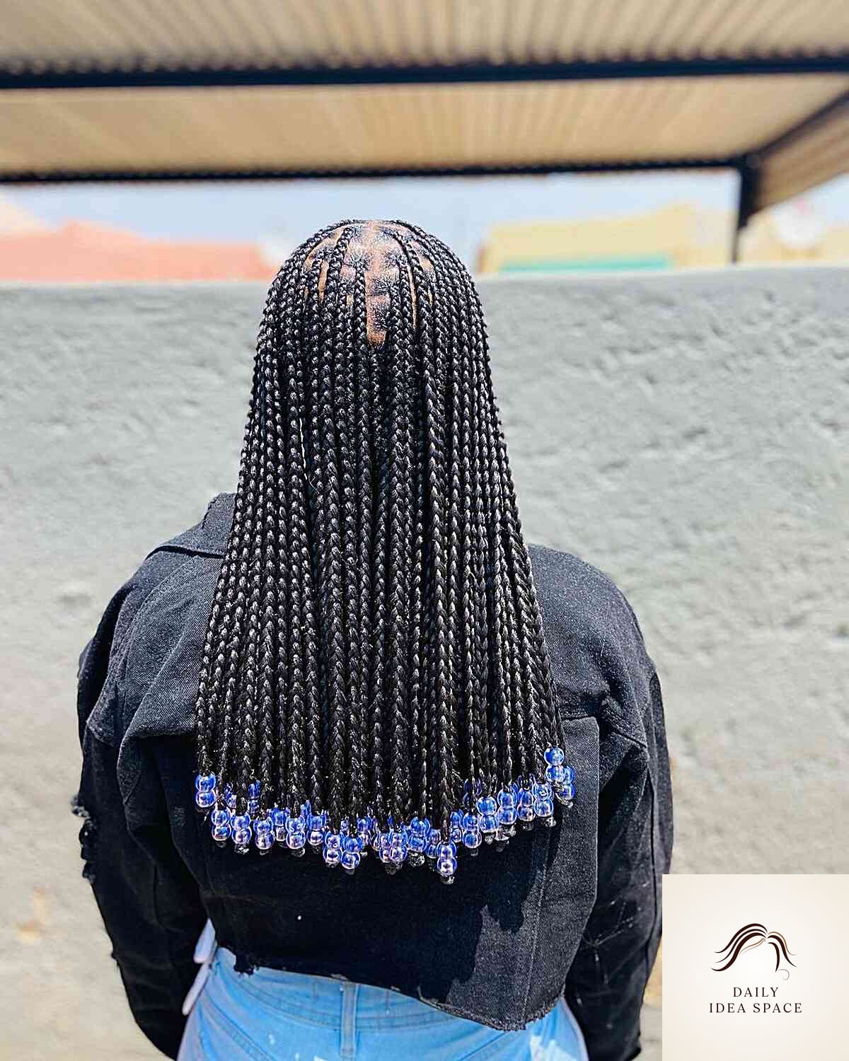 24 Braids Ideas Ideas That Are Absolutely Stunning 2 Knotless Mini Box Braids with Crystal Beads