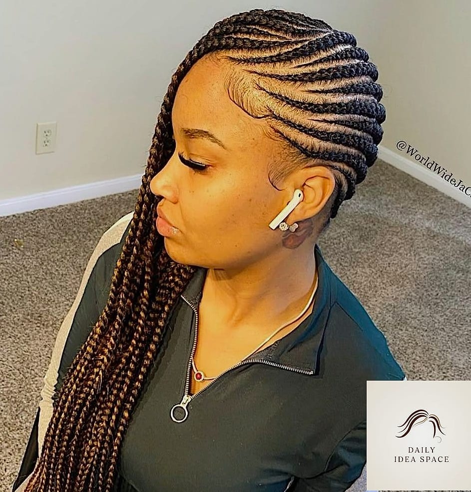 27 Cornrows Braids For Black Women Ideas Every Woman Needs to See 9 Lemonade Braids Inspired Side Cornrows
