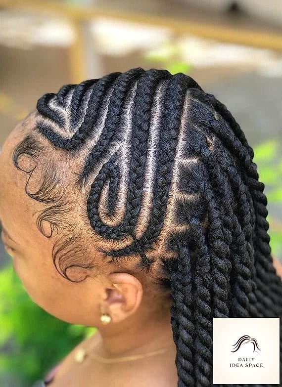 20 Lemonade Braids Hairstyles Ideas That Will Make You Book Your Appointment Immediately 4 Lemonade Braids - around you