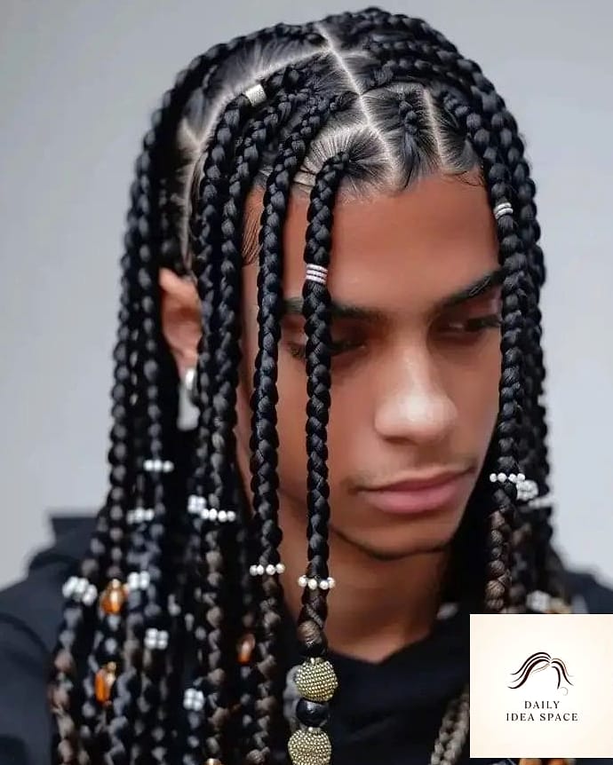 25 Braids For Men Ideas That Are Going Viral on Pinterest Right Now 25 Long Single Braid Down The Back