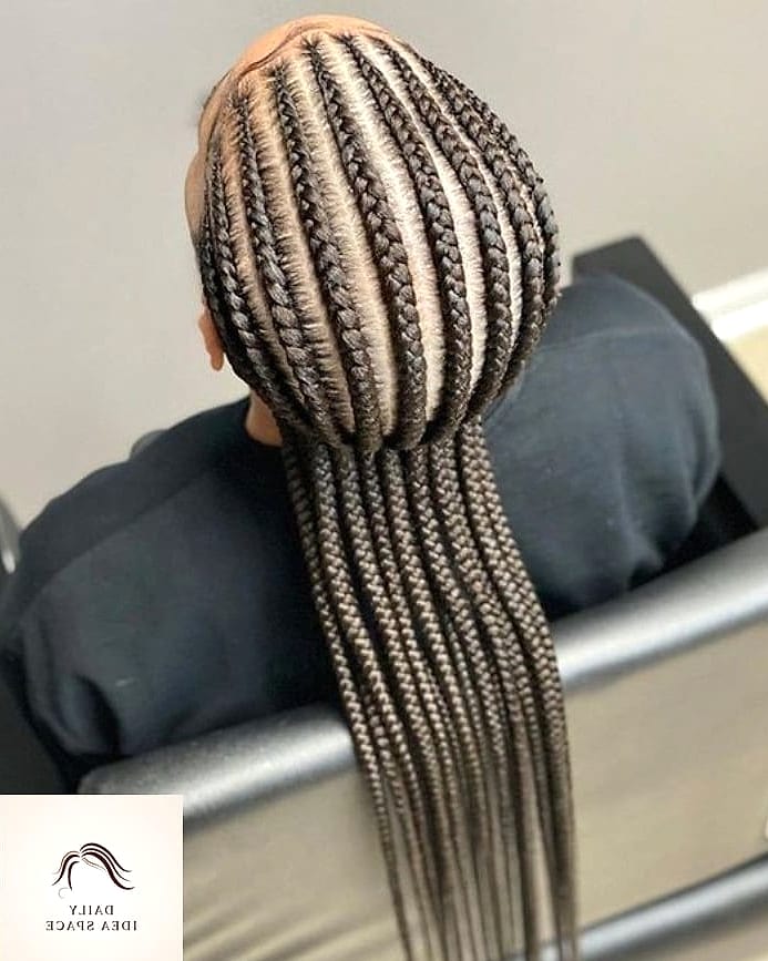 27 Straight Back Feed In Braids Ideas Every Woman Needs to See 23 Long Straight Back Braids Past the Waist