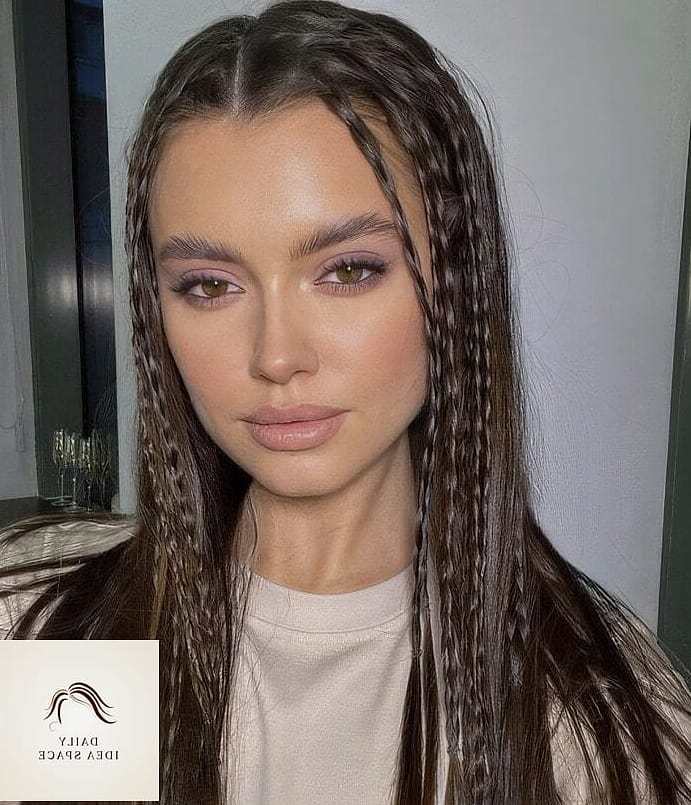 Loose French Braid with Face-Framing Pieces