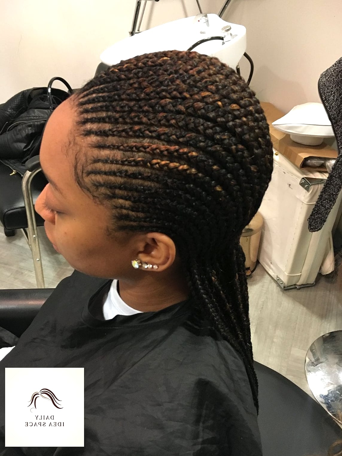 25 Straight Back Braids Ideas That Are Going Viral on Pinterest Right Now 19 Loose, textured straight back braids