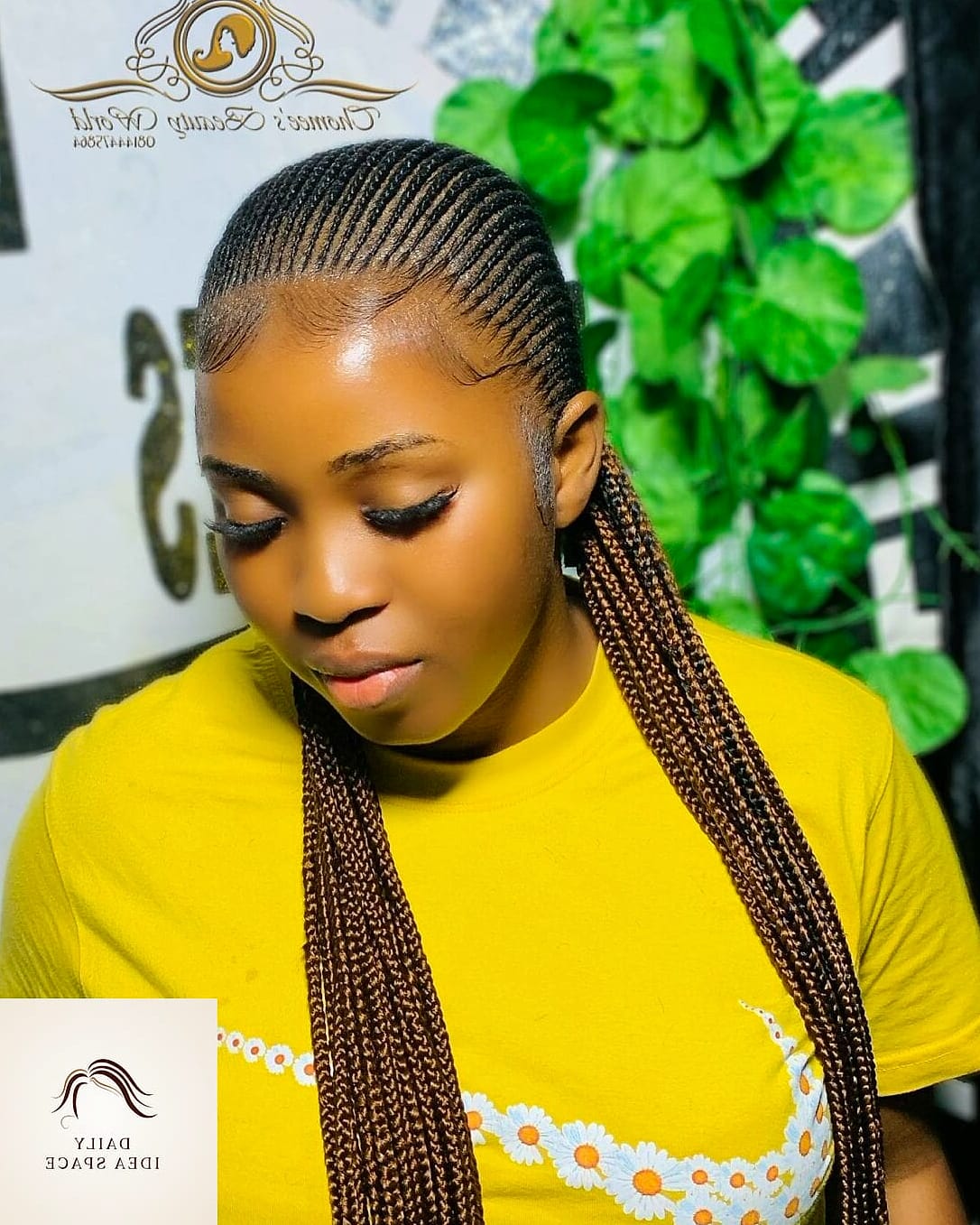 25 Straight Back Braids Ideas That Are Going Viral on Pinterest Right Now 23 Micro straight back braids