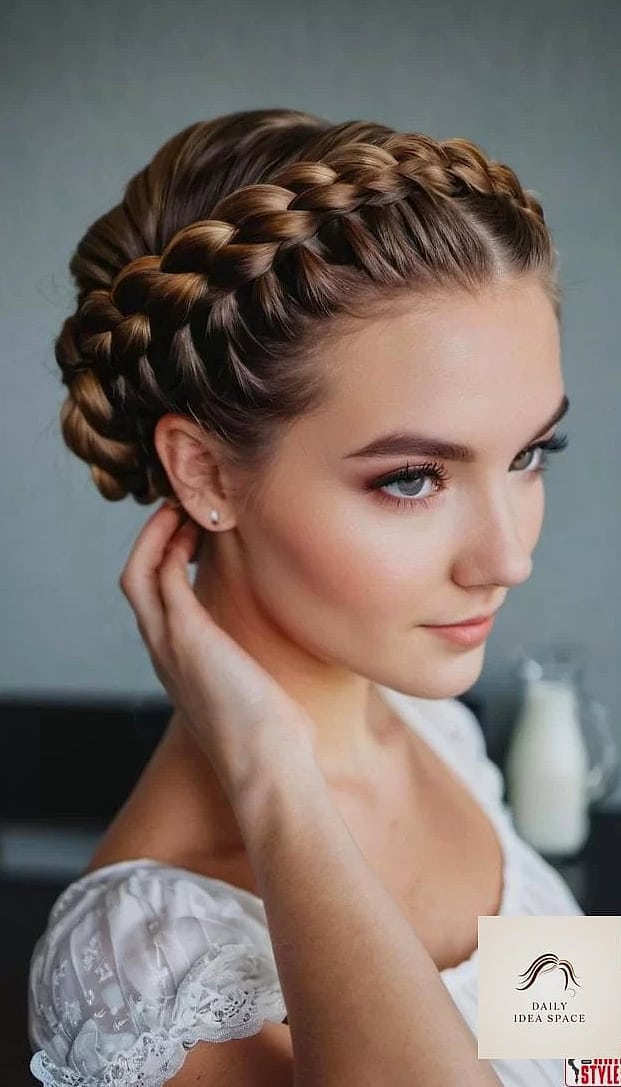 25 How To Style Braids Ideas That Are Dreamy and So Inspiring 12 Milkmaid Braids