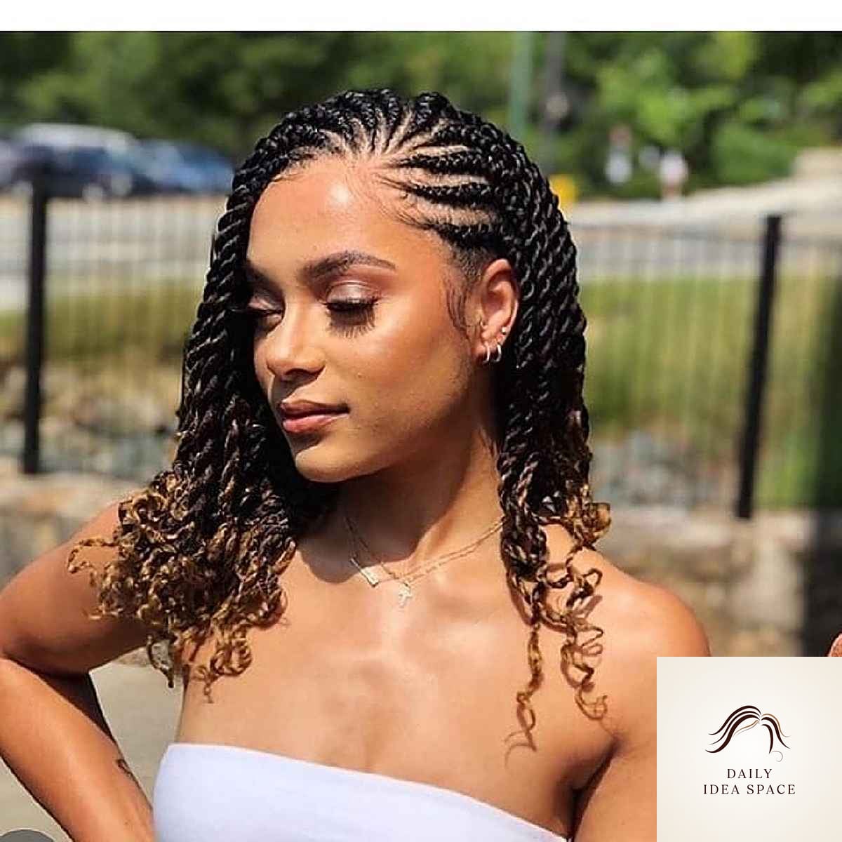 Modern Twist Braids and Cornrows