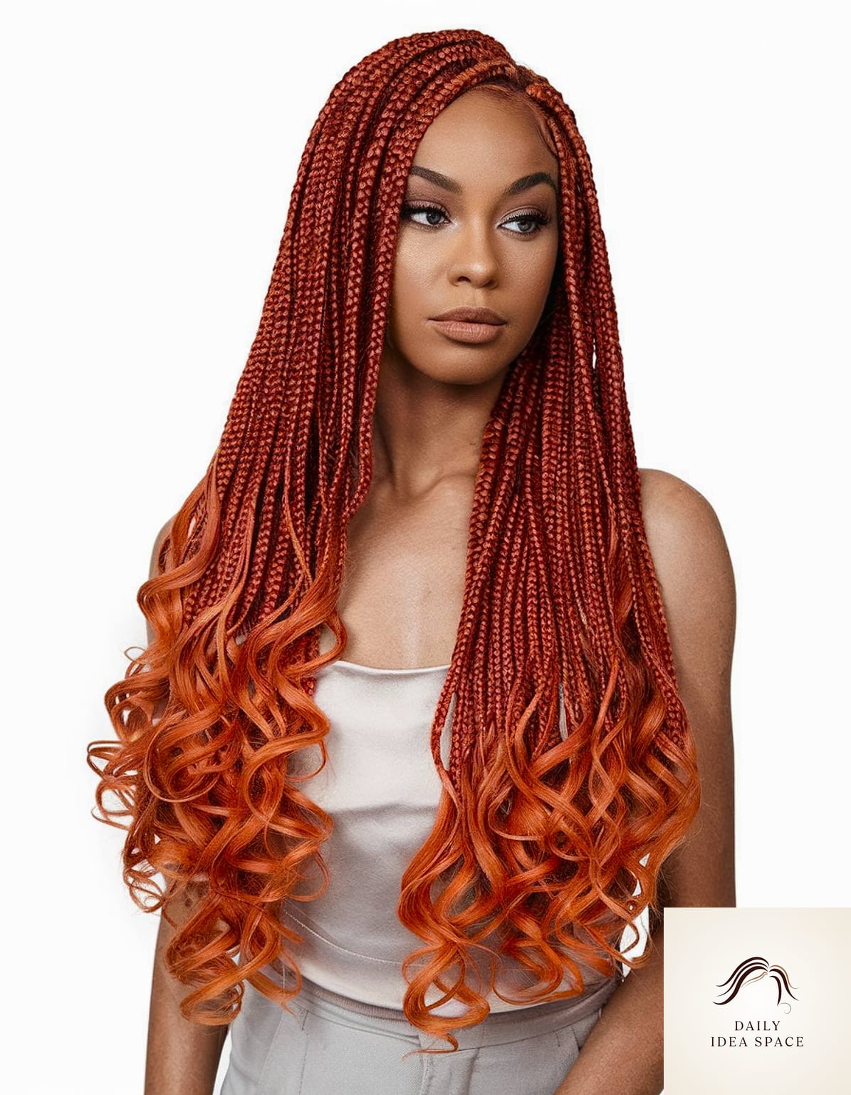 27 French Curls Braids Ideas That Every Stylist Needs to See 5 Red French Curls