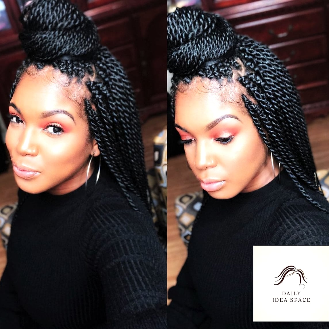 28 Braids For Black Women Looks You'll Want to Screenshot Immediately 16 Senegalese Twist Braids