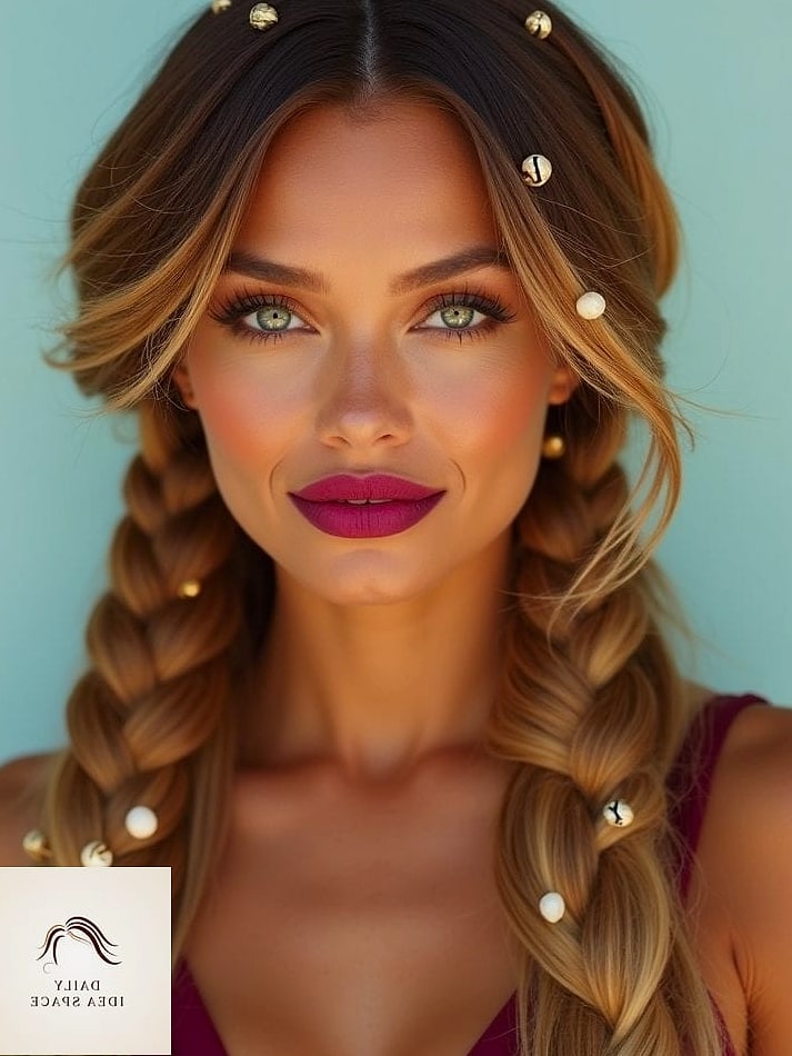 20 Bora Bora Braids Ideas That Will Make You Book Your Appointment Immediately 4 Shell-Adorned Fulani Braids