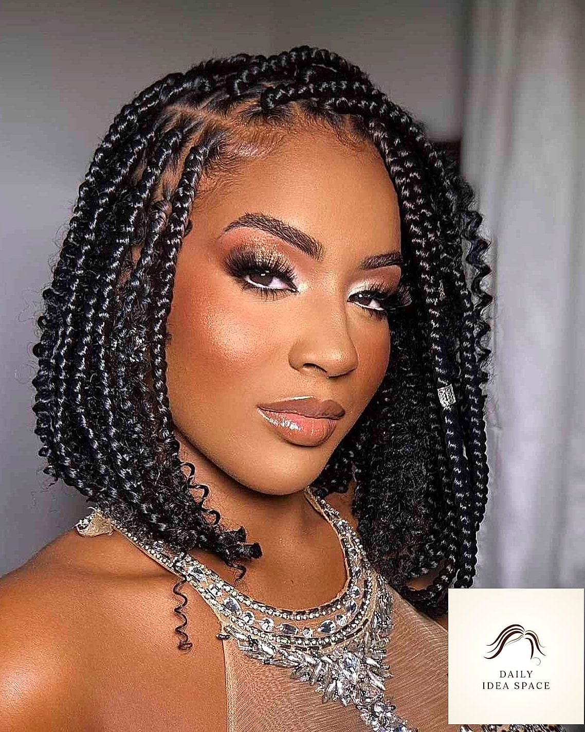 27 Short Braids Ideas Every Woman Needs to See 18 Short Braids with Curly Ends