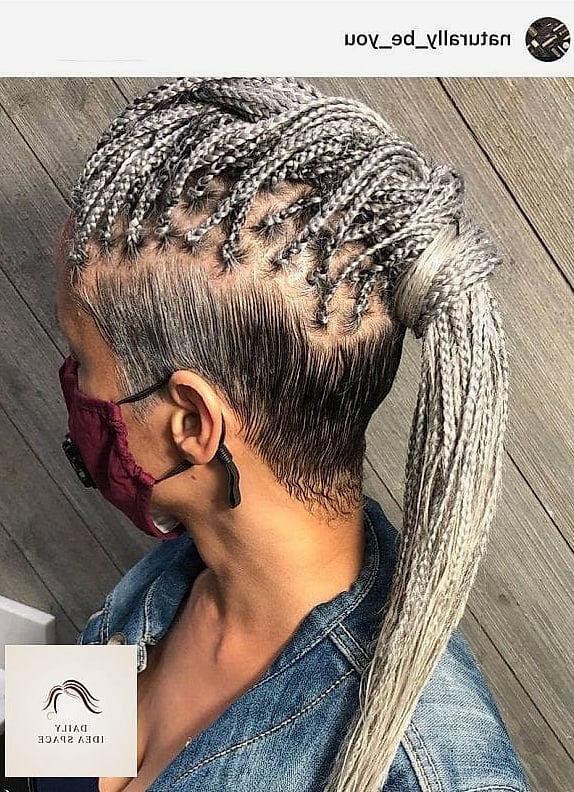 27 Short Braids Ideas Every Woman Needs to See 25 Short Braids with Metallic Cuffs