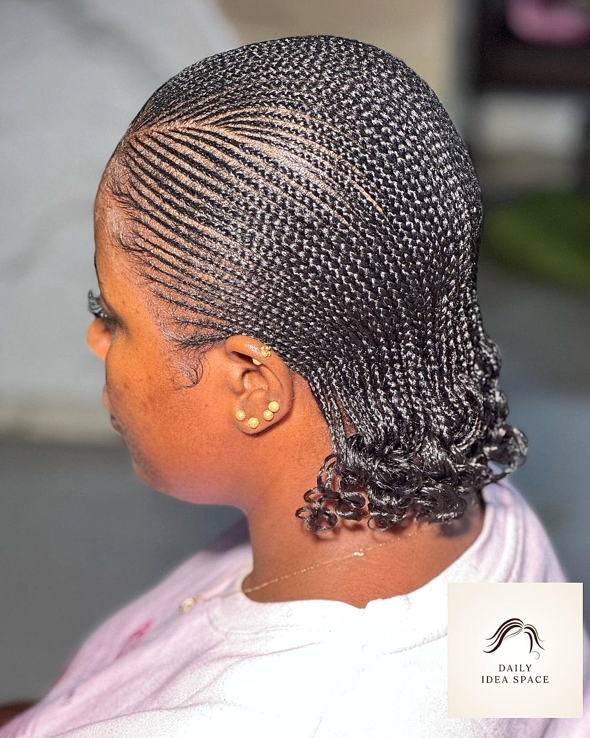 27 Short Braids Ideas Every Woman Needs to See 19 Short Cornrows into a Braided Bob