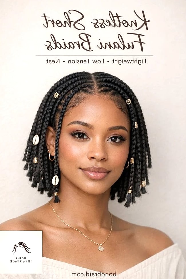 Short Fulani Braids Bob