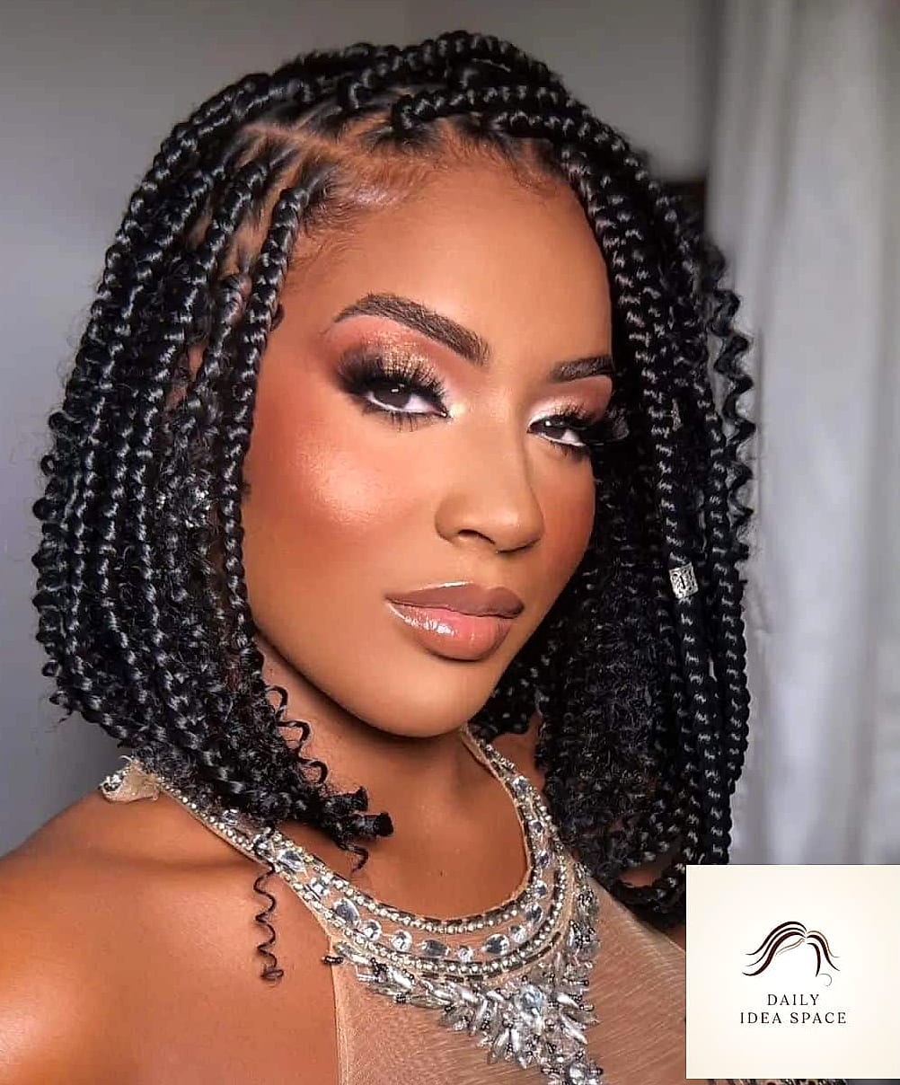 25 Goddess Braids Hairstyles Ideas That Are Dreamy and So Inspiring 17 Short Goddess Braids Bob