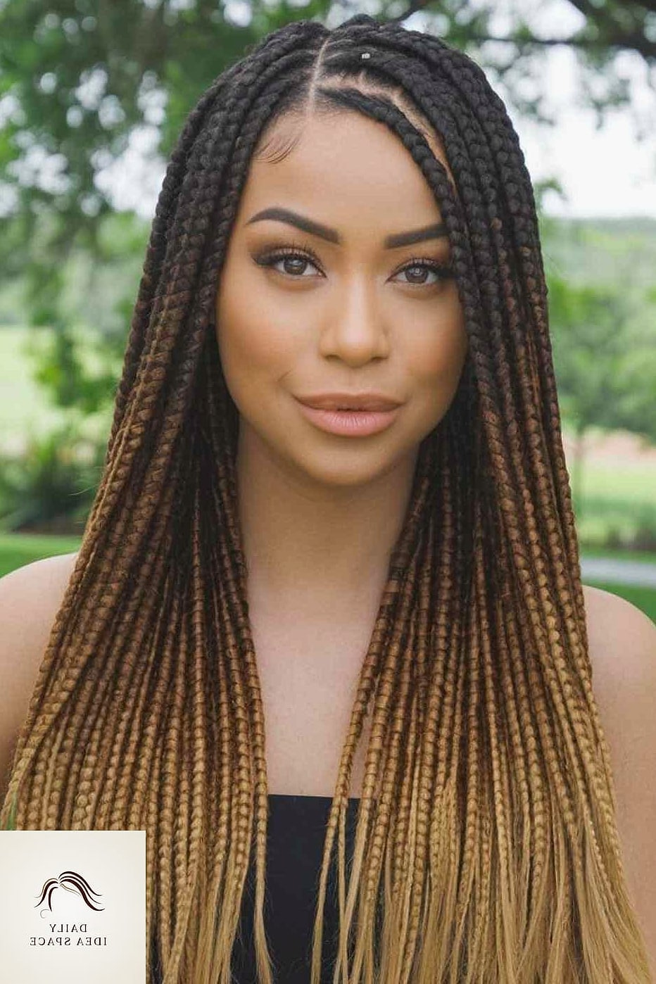 27 Short Braids Ideas Every Woman Needs to See 22 Short Ombre Braids