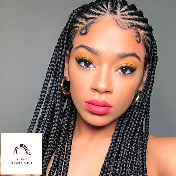 25 Trancas Afro Braids Ideas That Are Dreamy and So Inspiring 5 Side-Swept Trancas