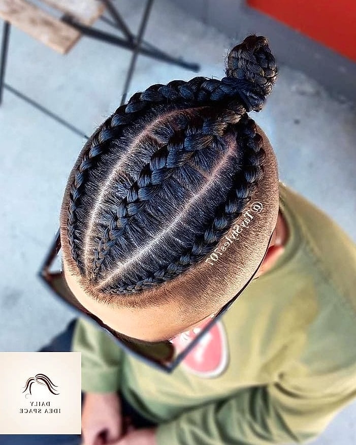 25 Braids For Men Ideas That Are Going Viral on Pinterest Right Now 17 Simple Three Strand Braid Ponytail
