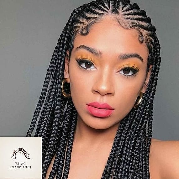 25 Trancas Afro Braids Ideas That Are Dreamy and So Inspiring 4 Sleek Middle-Part Trancas