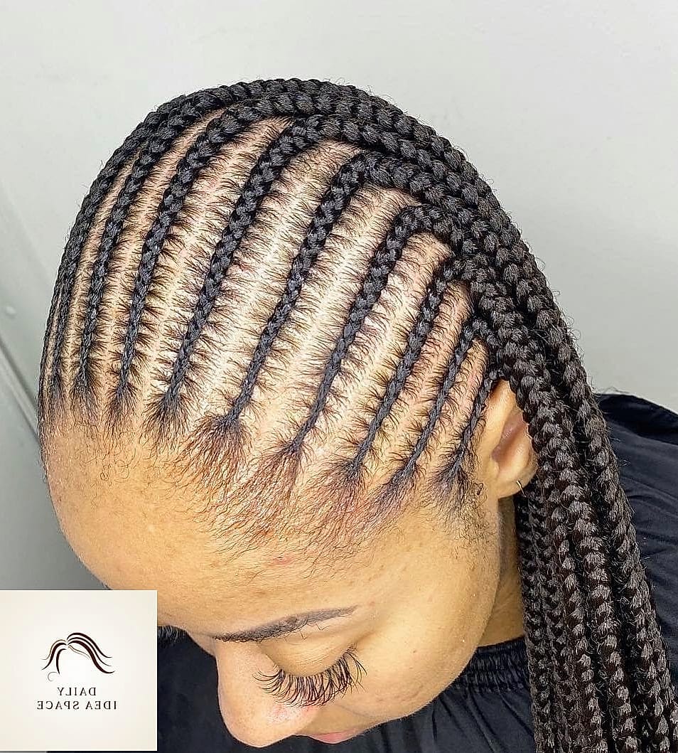 26 African Braids Hairstyles Ideas That Are Gorgeous and So Inspiring 16 Stitch Braids