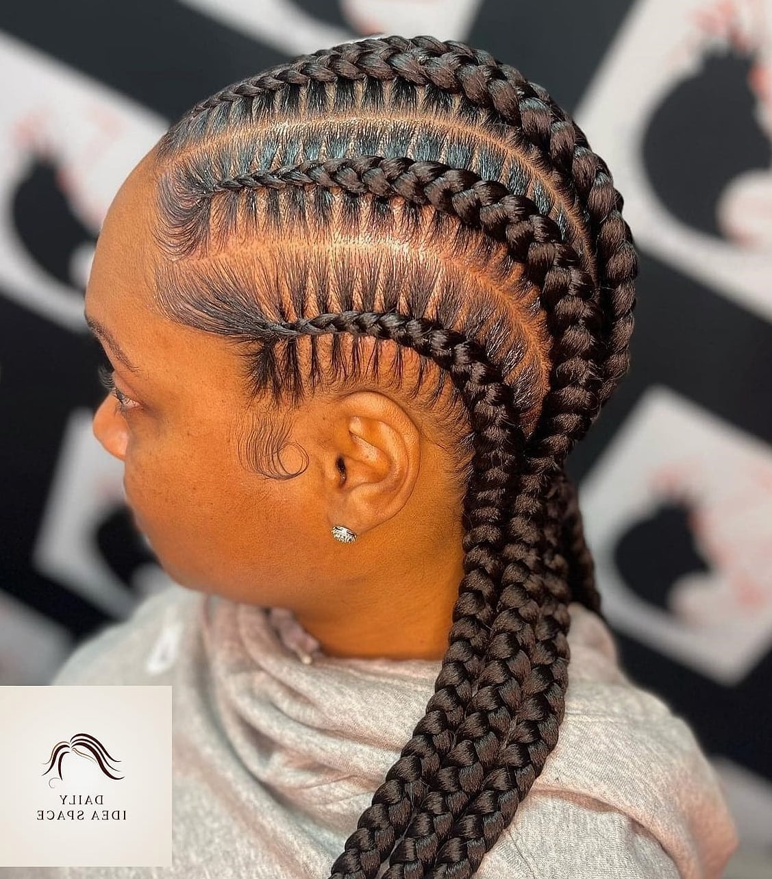 30 Braid Hairstyles For Black Women Ideas You Need to Try Next 18 Stitch Braids