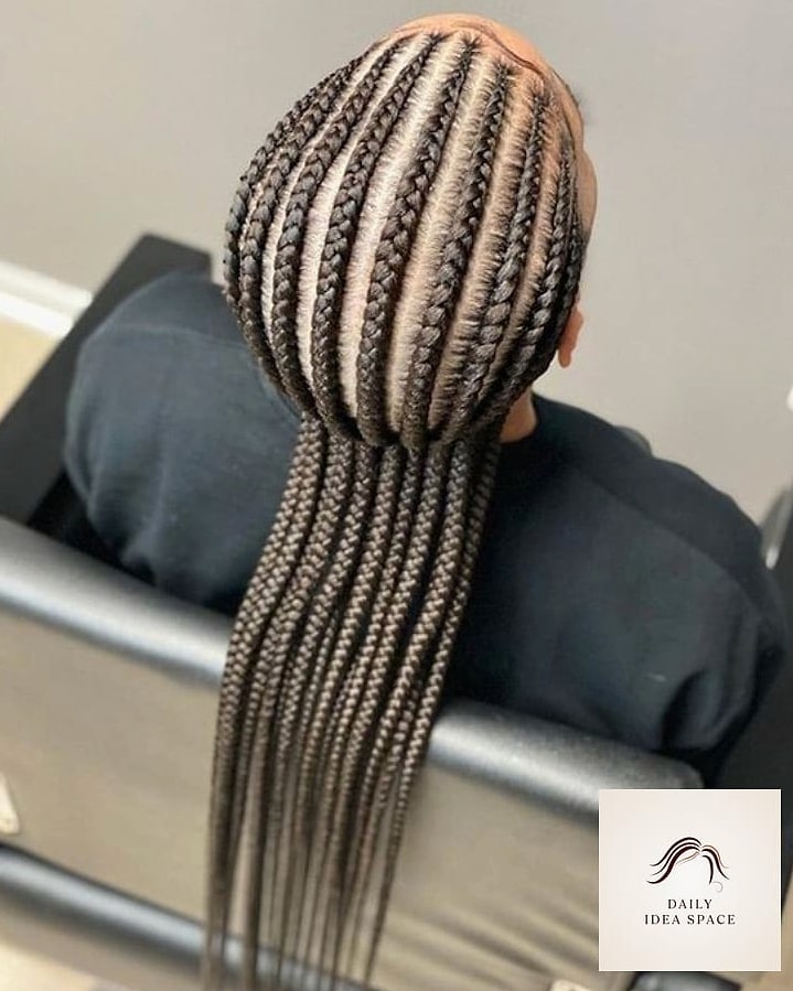 27 Straight Back Feed In Braids Ideas Every Woman Needs to See 28 Straight Back Braids with Minimalist Styling