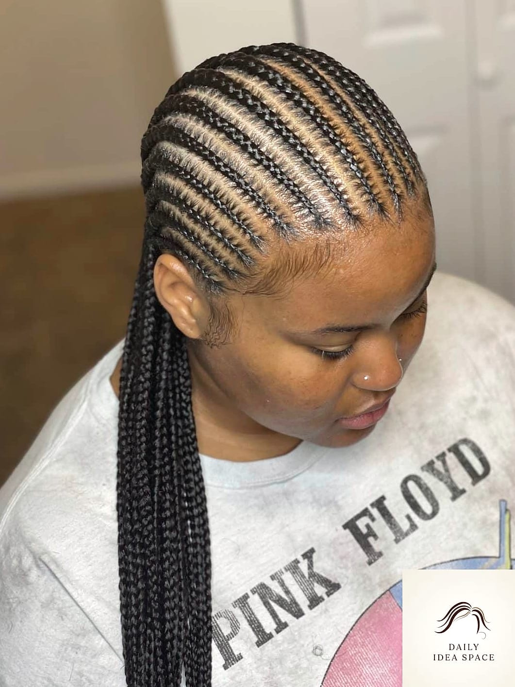 25 Straight Back Braids Ideas That Are Going Viral on Pinterest Right Now 26 Straight back braids with layered lengths