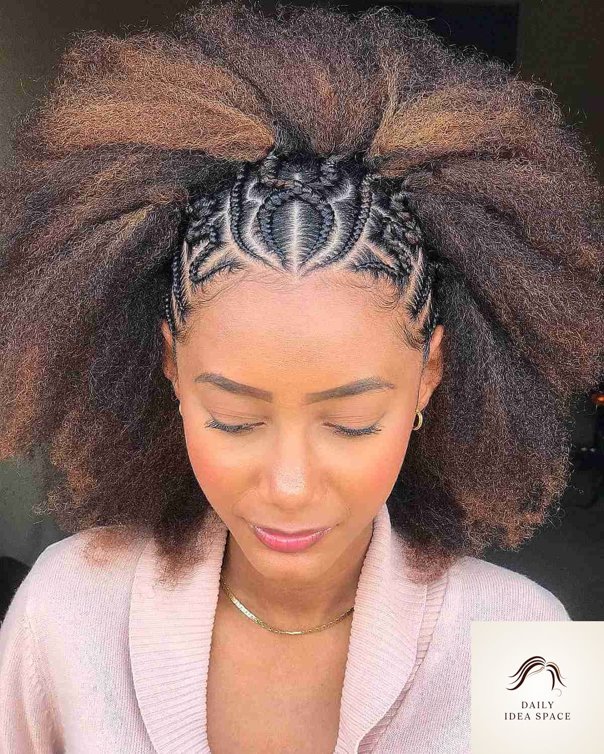 Stylish Feed-In Braids