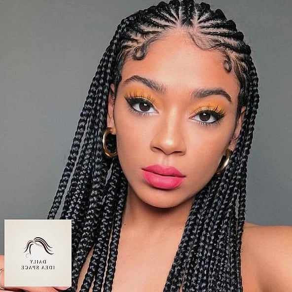 25 Trancas Afro Braids Ideas That Are Dreamy and So Inspiring 20 Trancas with Wrapped Accent Braid
