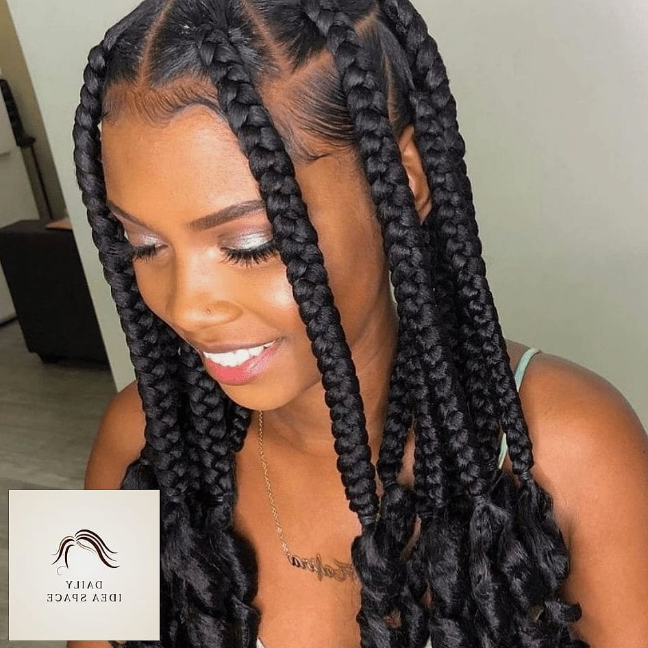 Trendsetting Large Box Braids