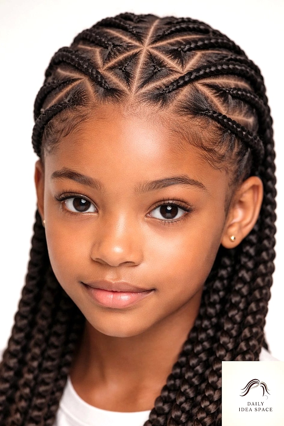 Triangle Part Cornrows