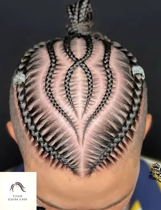 25 Braids For Men Ideas That Are Going Viral on Pinterest Right Now 8 Tribal Braids With Designs