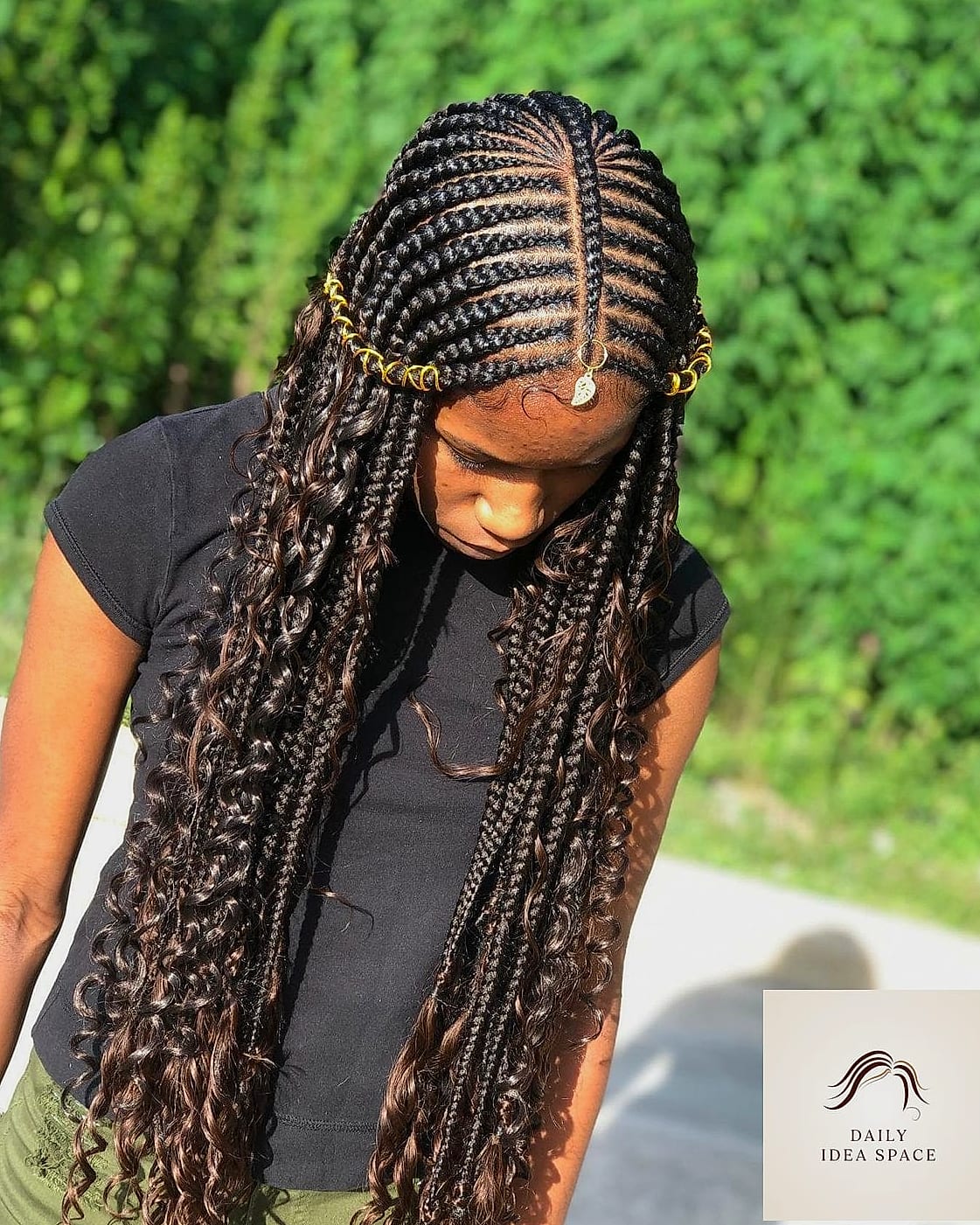 30 Braid Hairstyles For Black Women Ideas You Need to Try Next 10 Tribal Braids with Curved Parts