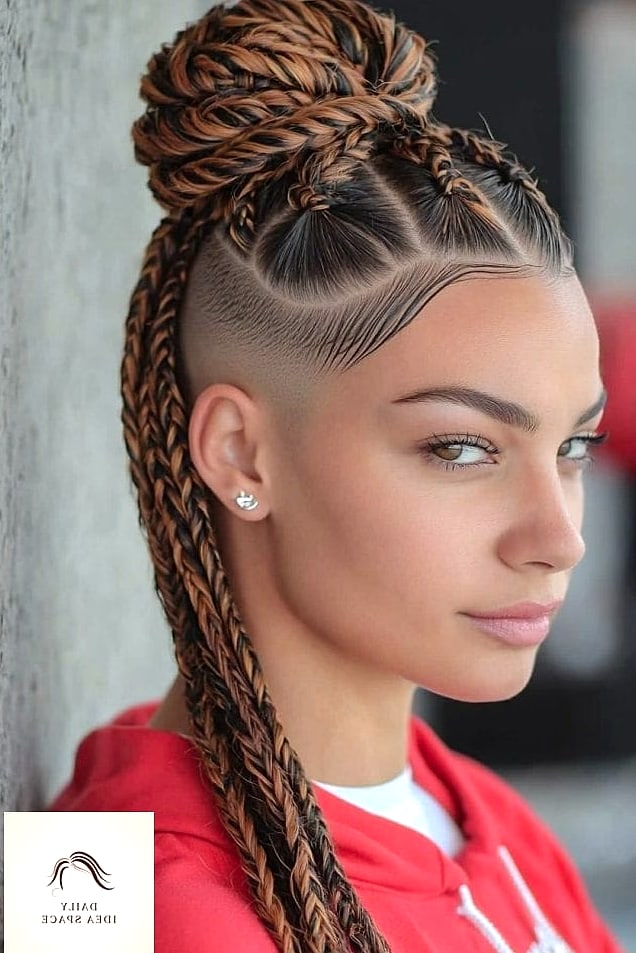 Twist Braids with an Undercut