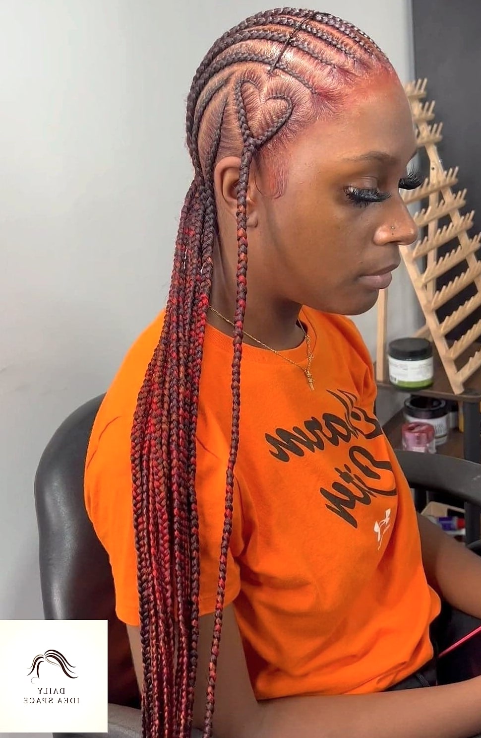 25 2 Braids With Weave Ideas That Are Going Viral on Pinterest Right Now 23 Two Braids With a Copper Weave