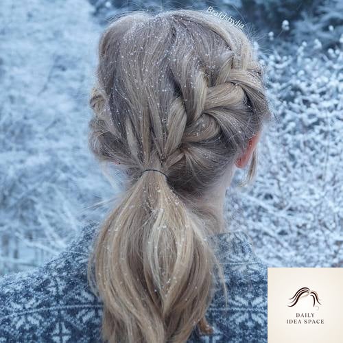22 Two Braids Hairstyle Ideas That Will Transform Your Look 15 Two Dutch Braids into a Ponytail
