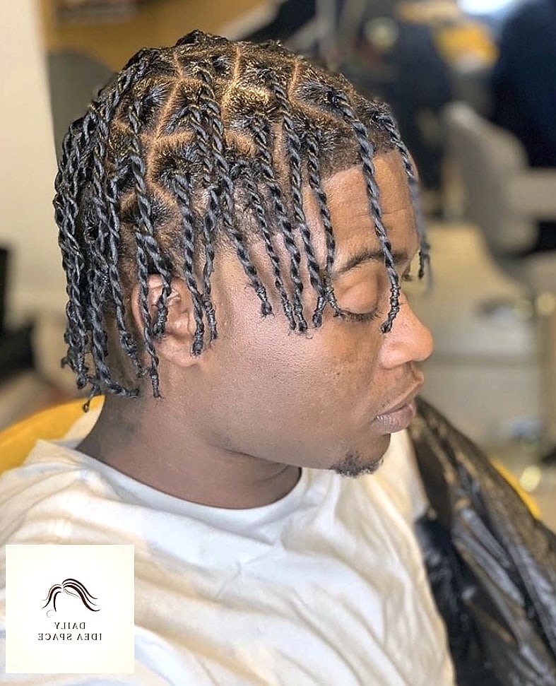 Two-Strand Twist and Box Braid Combo