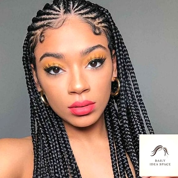 25 Trancas Afro Braids Ideas That Are Dreamy and So Inspiring 26 Two-Strand Chunky Trancas with Natural Curl Blend