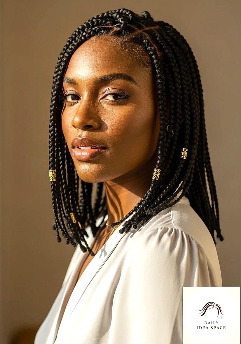 22 Braided Hairstyles For Black Women Ideas Worth Bookmarking Right Now 23 Two-Tone Braided Style