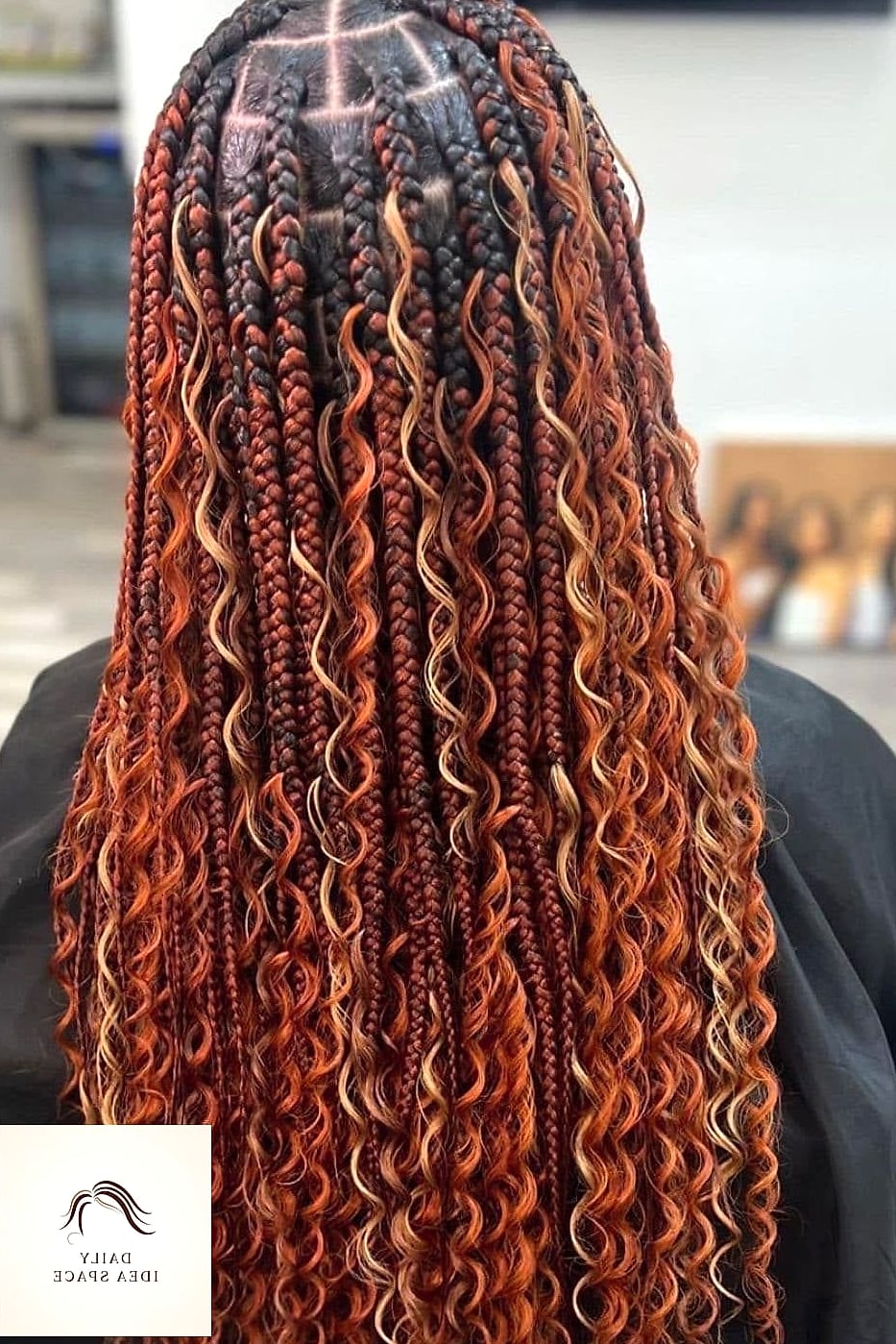 25 Goddess Braids Hairstyles Ideas That Are Dreamy and So Inspiring 13 Two-Tone Goddess Braids