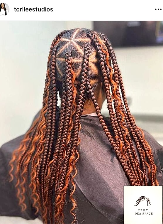 Two-Tone Bohemian Braids