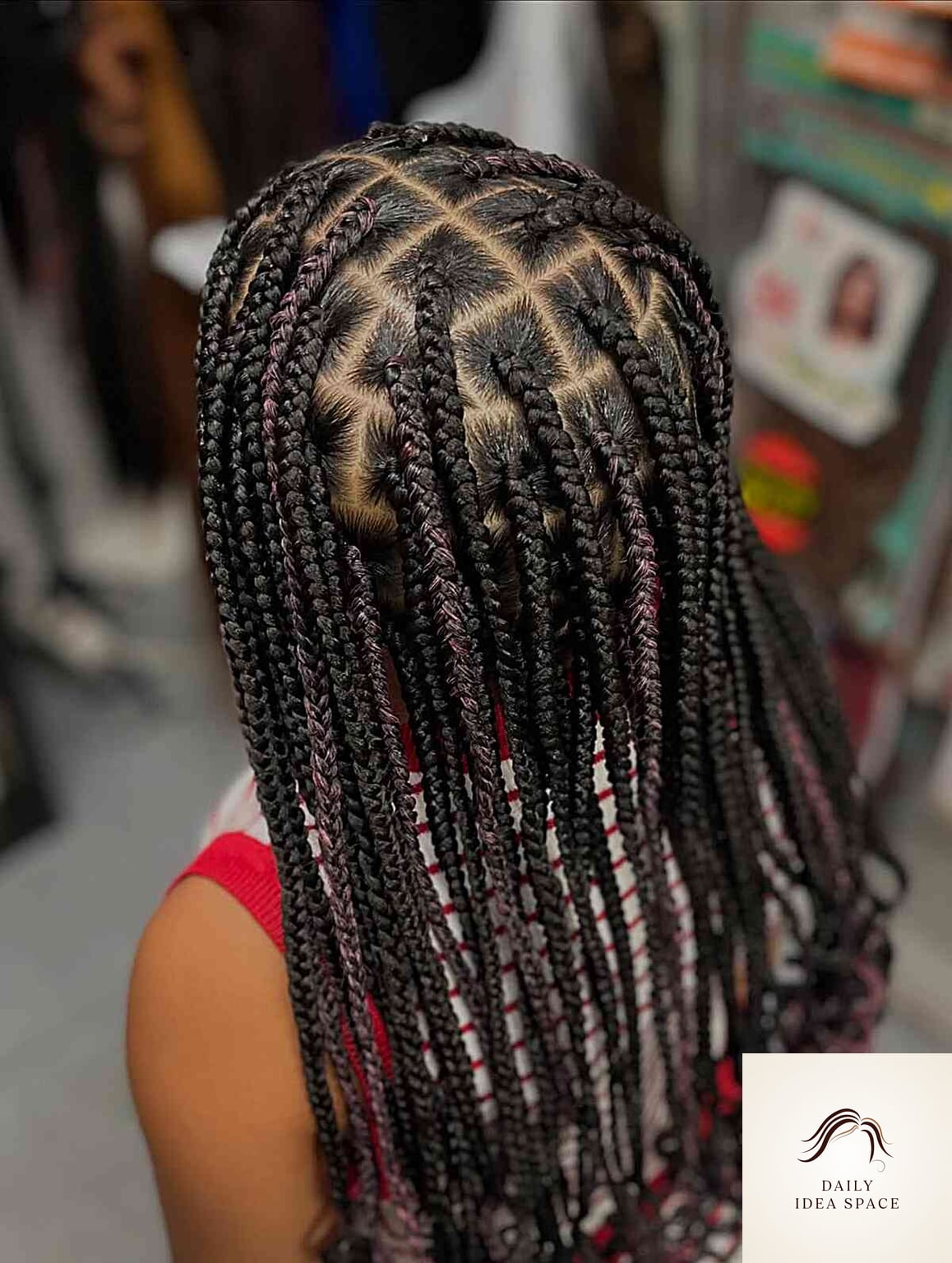 23 Braids For Kids Inspo Ideas Worth Pinning Immediately 2 Vibrant Box Braids for Kids
