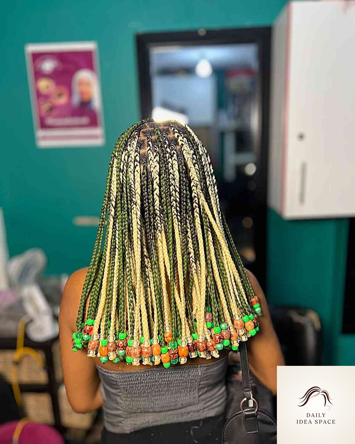 24 Braids Ideas Ideas That Are Absolutely Stunning 17 Vibrant Long Black Box Braids with Colorful Beads