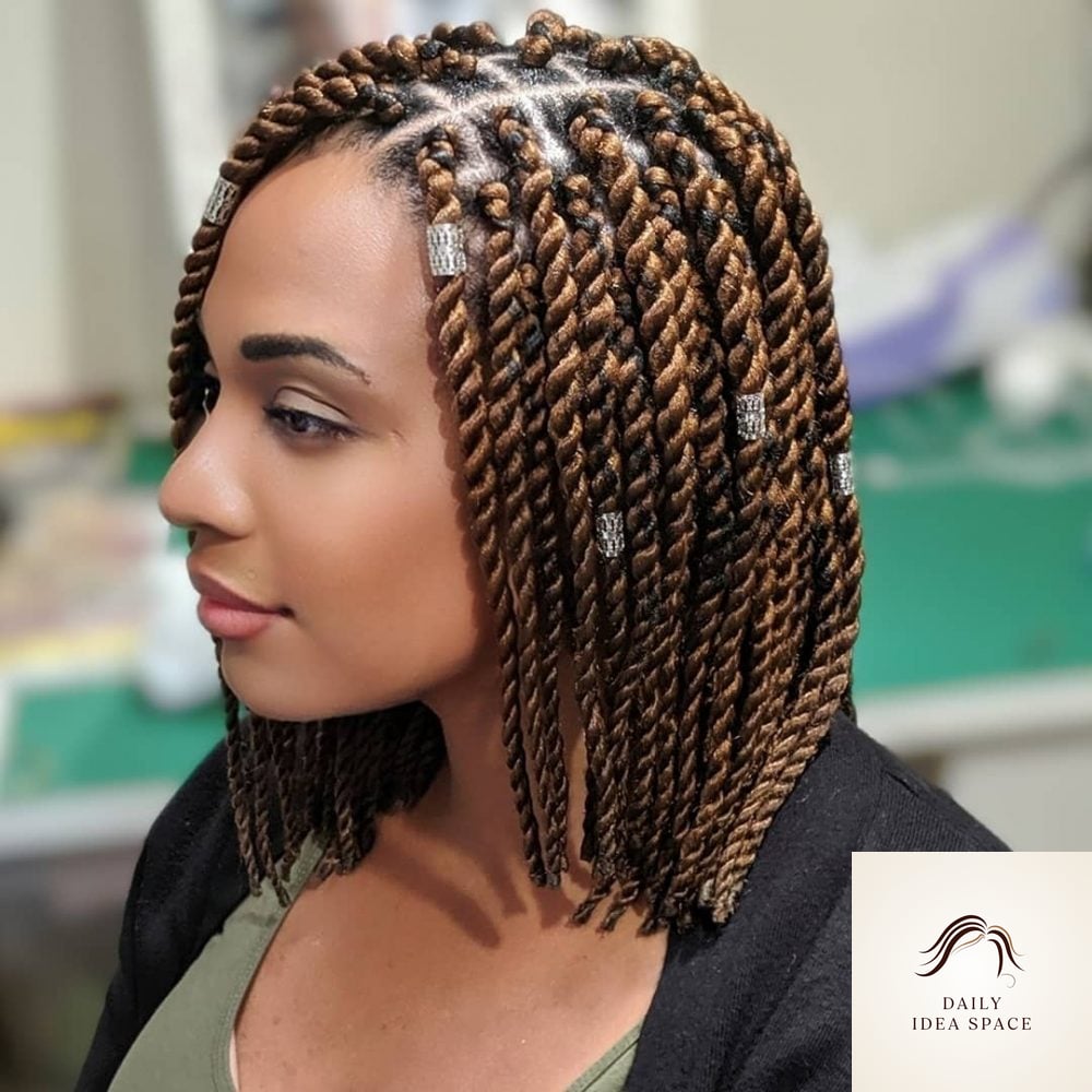 Vivid Bob Twist Braids