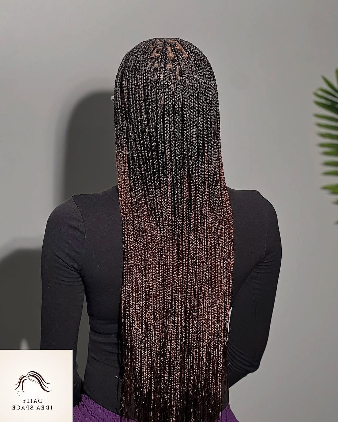 20 Braids For Black Hair Ideas That Are Breathtakingly Beautiful 9 Waist-Length Black Braids
