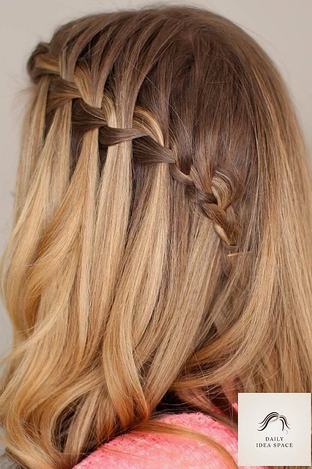23 Braids For Kids Inspo Ideas Worth Pinning Immediately 8 Waterfall Braid for Special Occasions