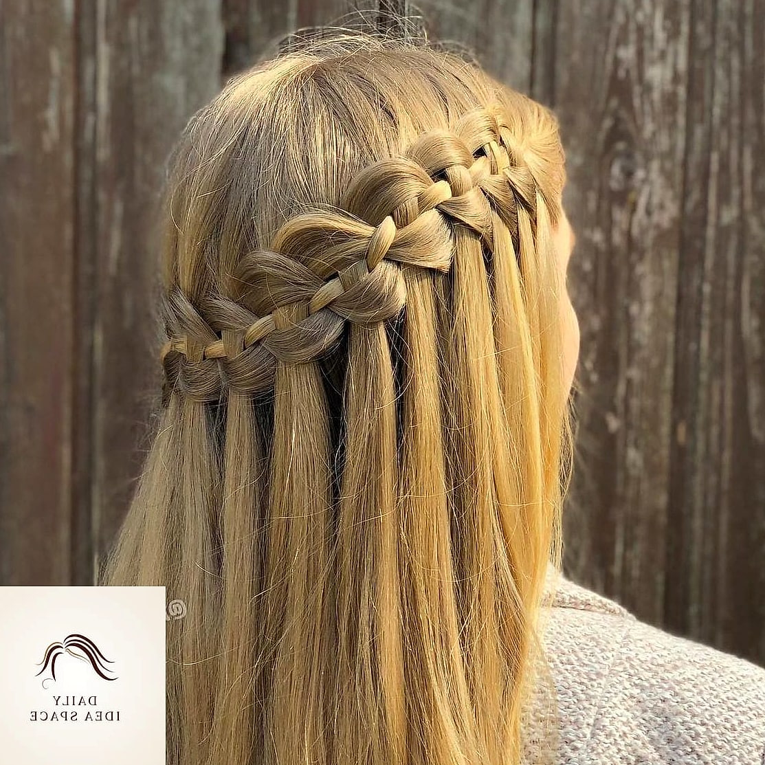 27 Hairstyles For Braids Ideas Every Woman Needs to See 6 Waterfall Braid